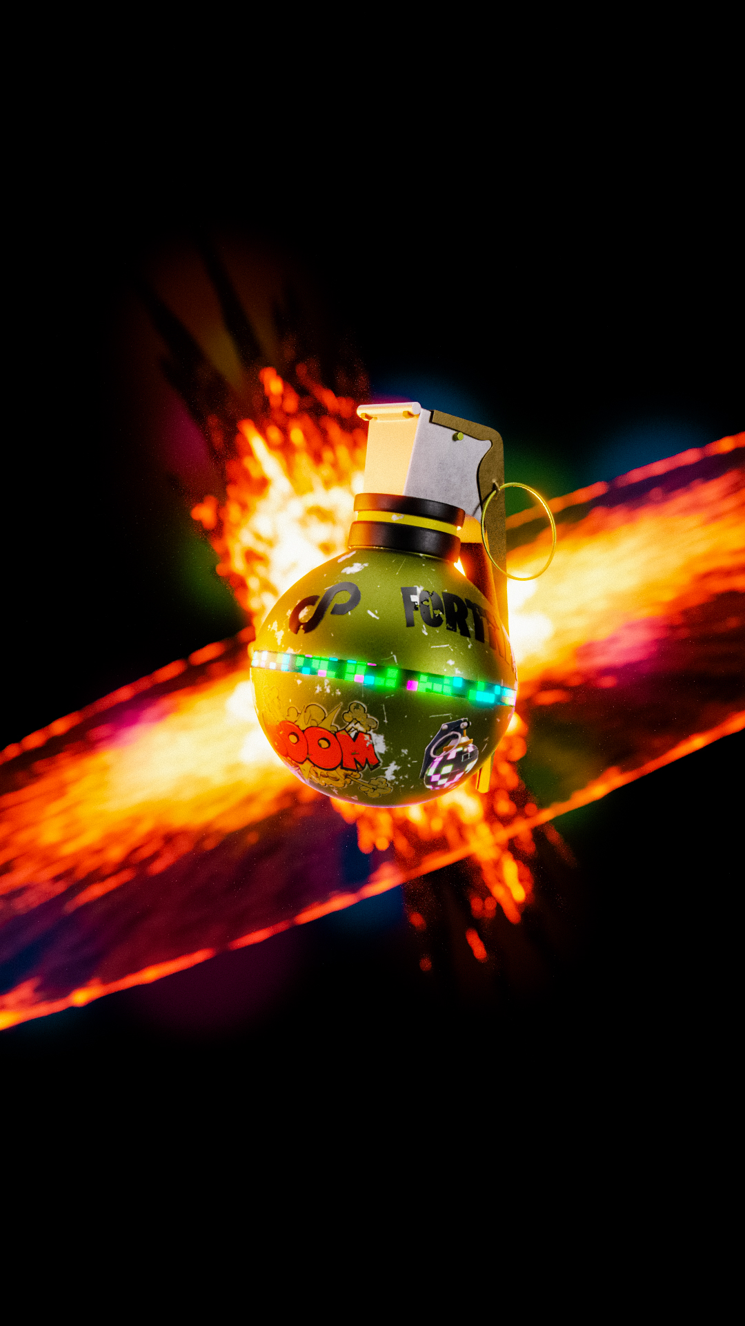 Render de fuego